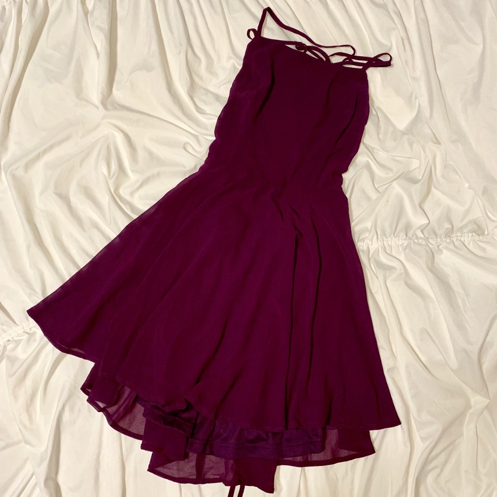 Purple Cocktail Dress